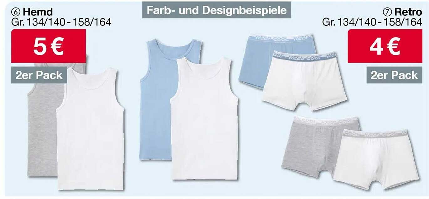 Hemd 2er Pack für nur 5 €