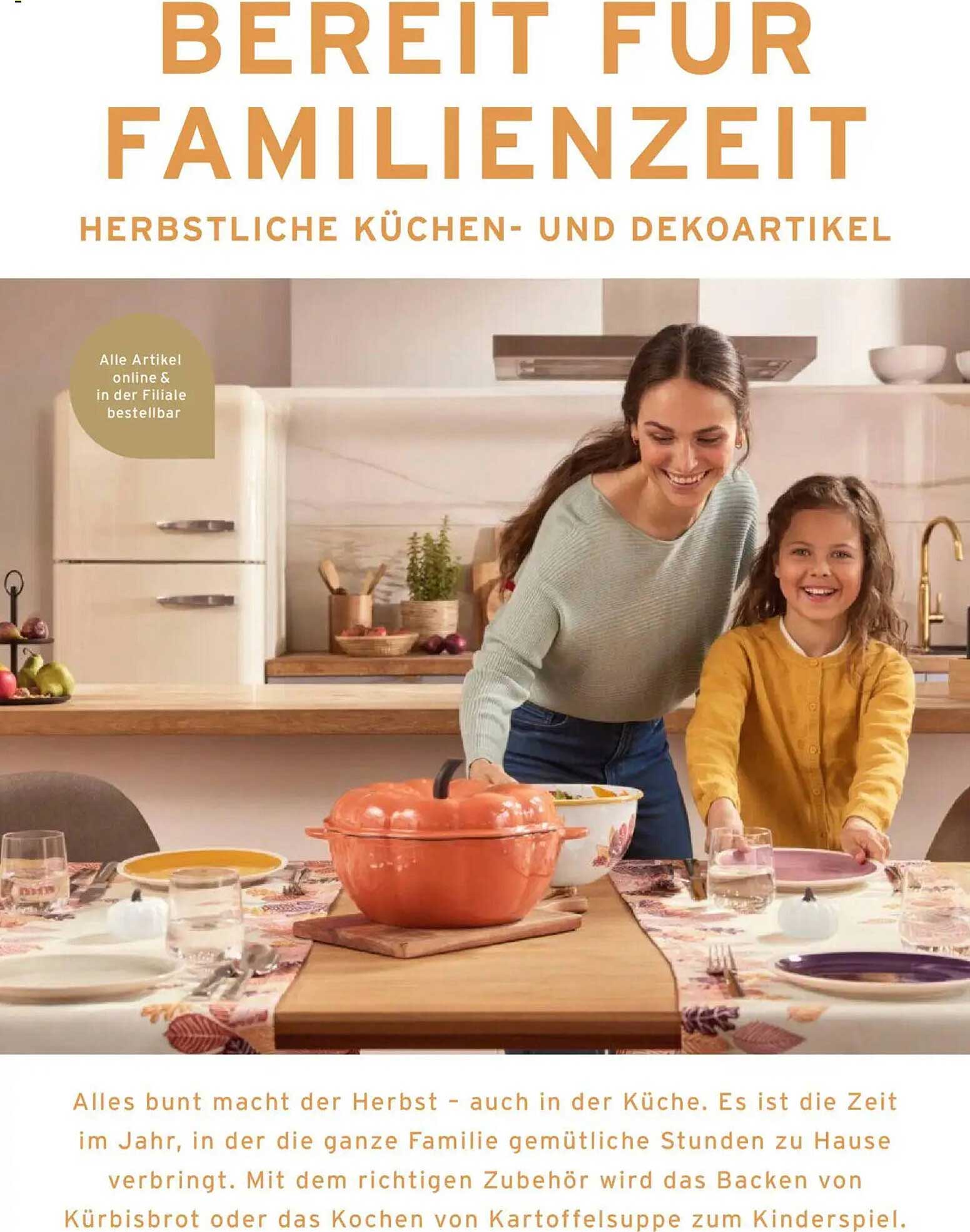 HERBSTLICHE KÜCHEN- UND DEKOARTIKEL