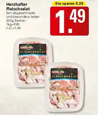 Herzhafter Fleischsalat
