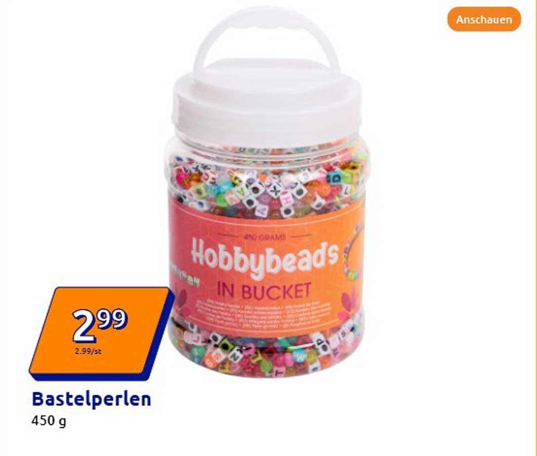 Hobbyperlen im Eimer – Bastelperlen für kreative Projekte
