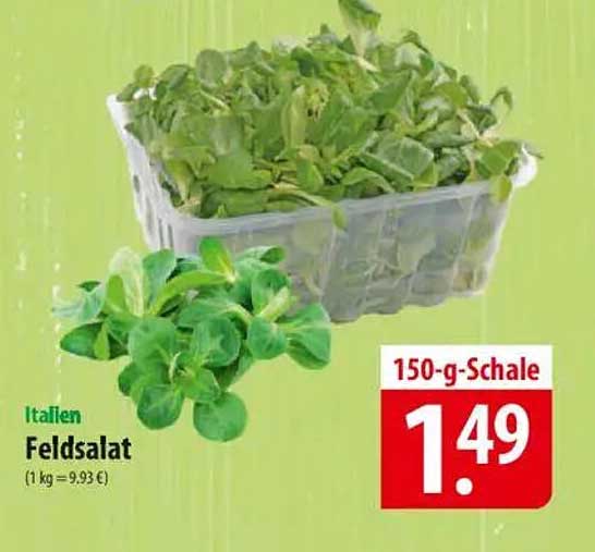 Italienischer Feldsalat 150-g-Schale