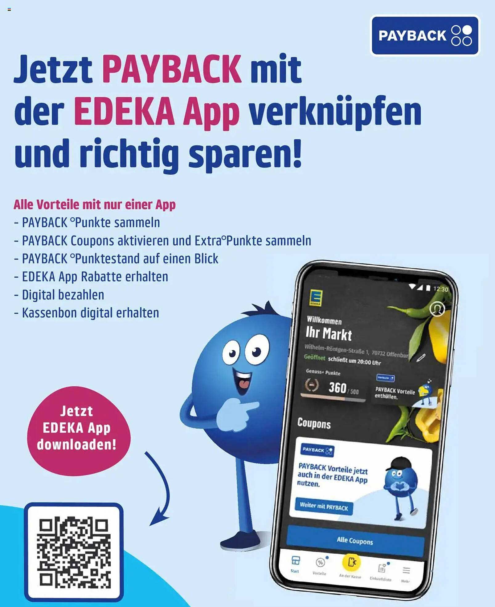 Jetzt PAYBACK mit der EDEKA App verknüpfen und richtig sparen!