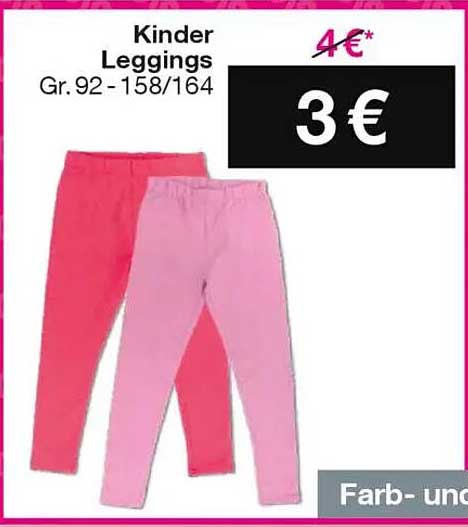 Kinder Leggings – Gr. 92-158/164