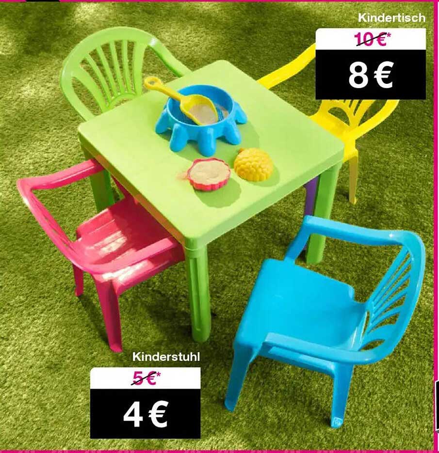 Kindertisch und -stuhl Set