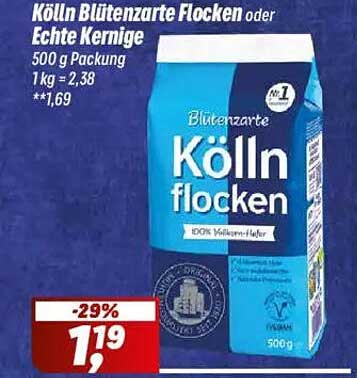 Kölln Blütenzarte Flocken oder Echte Kernige 500 g