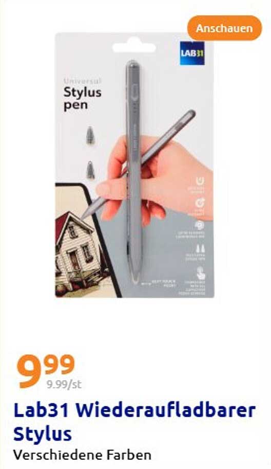 Lab31 Wiederaufladbarer Stylus