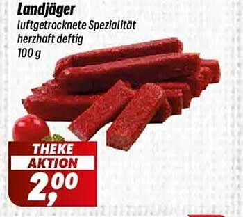 Landjäger luftgetrocknete Spezialität herzhaft deftig 100 g