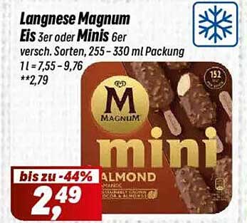 Langnese Magnum Eis Minis 6er Pack