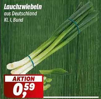 Lauchzwiebeln aus Deutschland, Kl. I, Bund