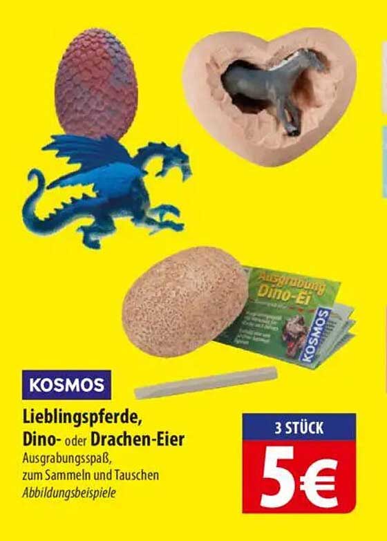 Lieblingspferde, Dino- oder Drachen-Eier