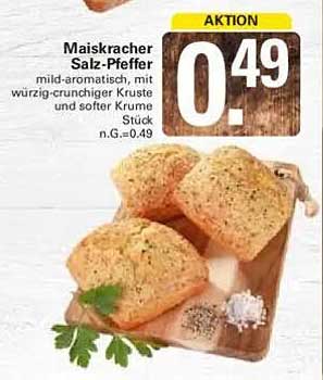 Maiskräcker Salz-Pfeffer