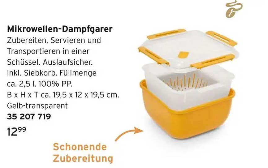 Mikrowellen-Dampfgarer