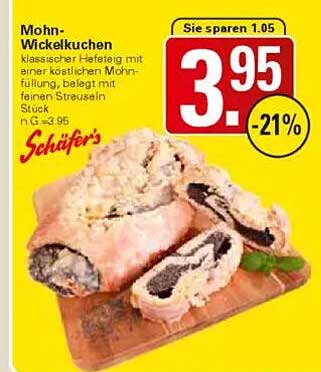 Mohn-Wickelkuchen von Schäfer's