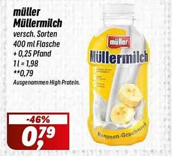 Müller Müller Milch 400 ml - Verschiedene Sorten