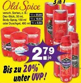 Old Spice 3 in 1 - Körperpflegeprodukte