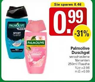 Palmolive Duschgel verschiedene Varianten 250ml Flasche