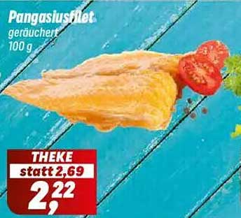 Pangasiusfilet geräuchert - 100 g
