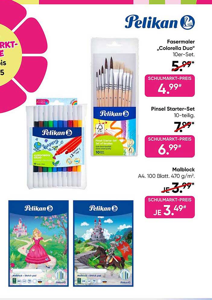 Pelikan Malblock A4 - 100 Blatt - 470 g/m²