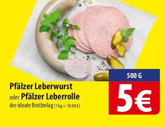Pfälzer Leberwurst oder Pfälzer Leberrolle