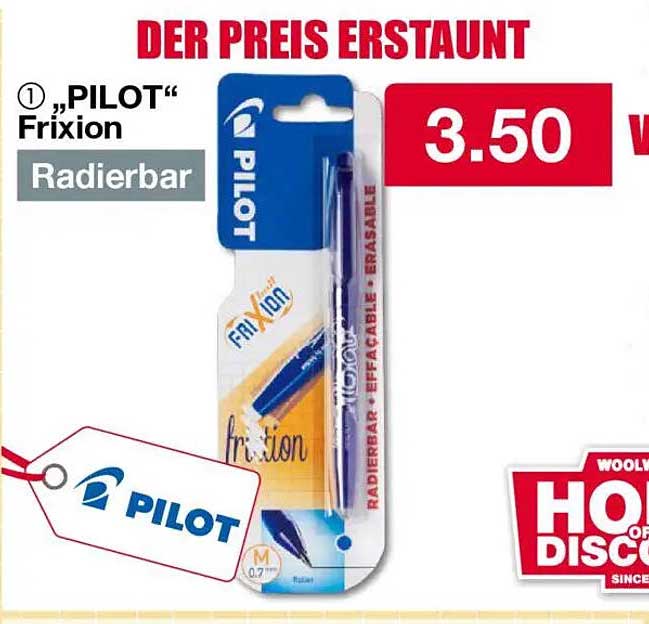 „PILOT“ Frixion Radierbar