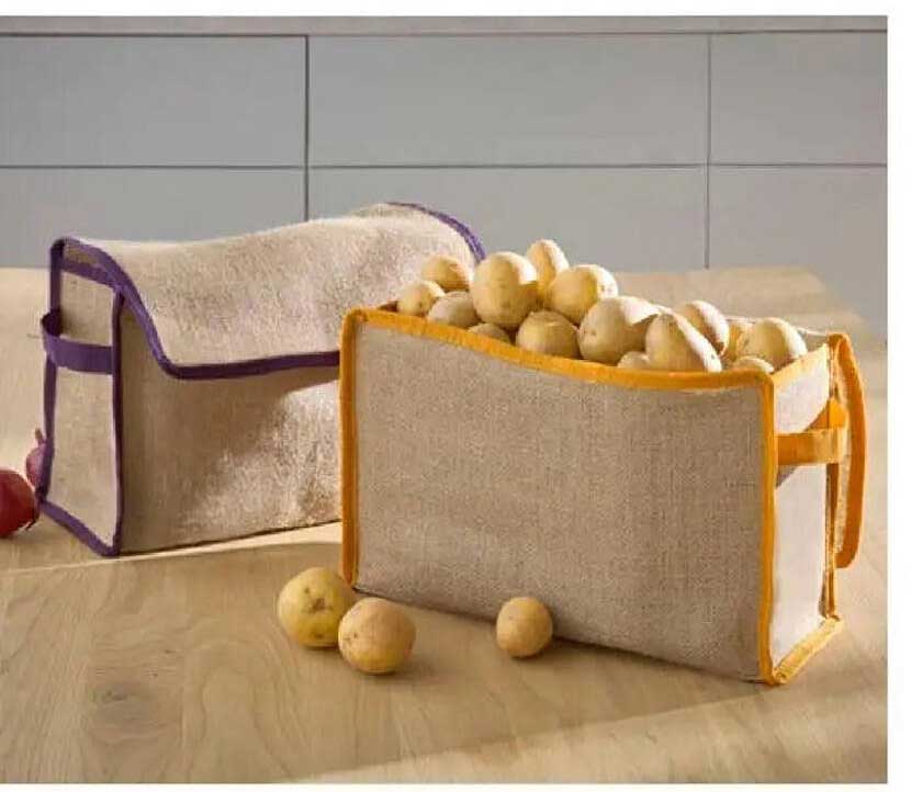 Praktische Aufbewahrungsboxen aus Jute