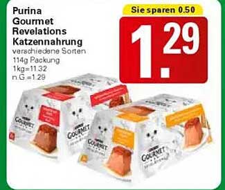 Purina Gourmet Revelations Katzennahrung - verschiedene Sorten
