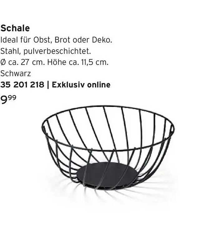 Schale für Obst, Brot oder Deko - Exclusiv Online
