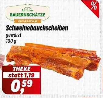 Schweinebauchscheiben gewürzt 100 g