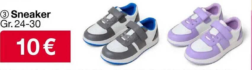 Sneaker in den Größen 24-30