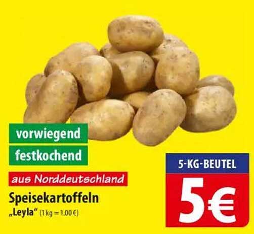 Speisekartoffeln 'Leyla' 5-kg-Beutel