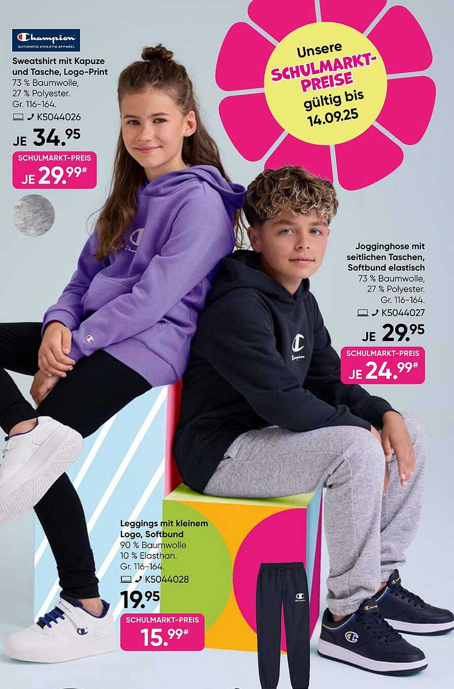 Sweatshirt mit Kapuze und Tasche, Logo-Print