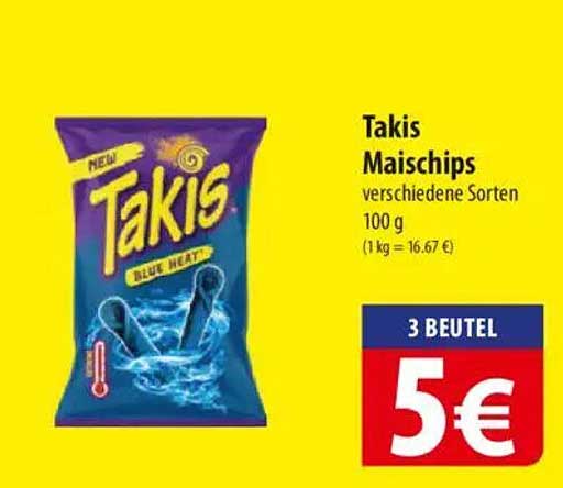 Takis Maischips verschiedene Sorten 100 g