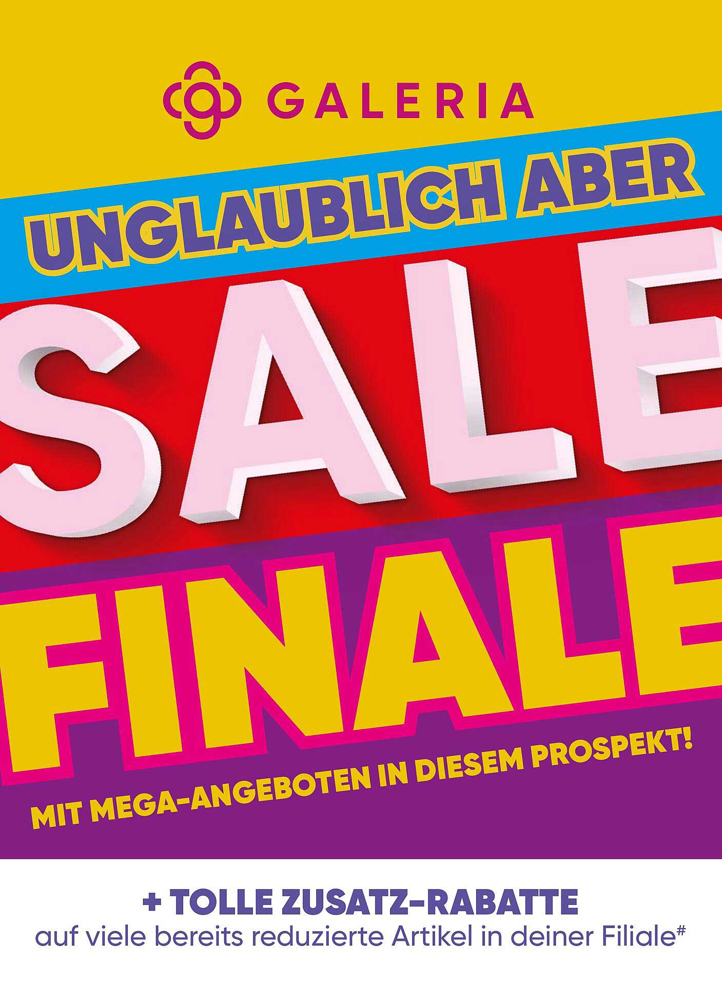 Unglaublich aber Sale Finale - Mega-Angebote