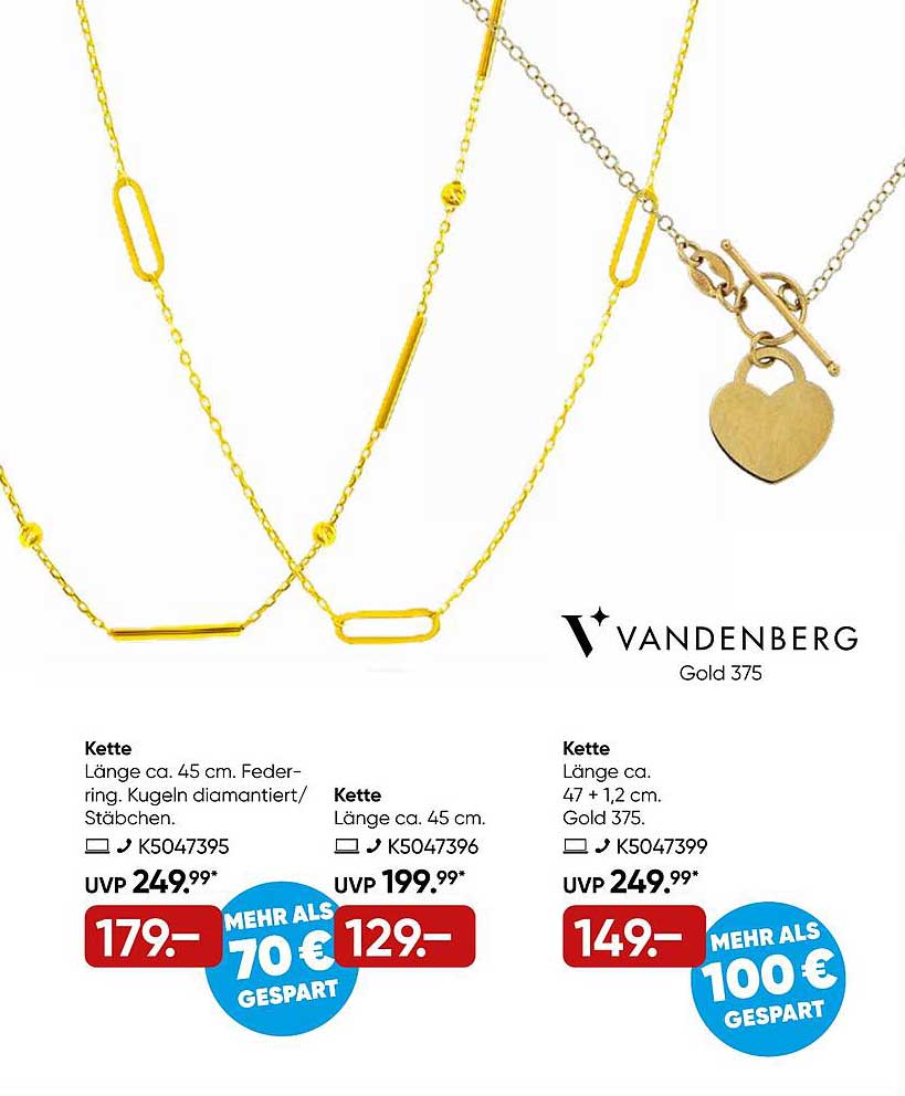 VANDENBERG Goldkette – Eleganz für jeden Anlass