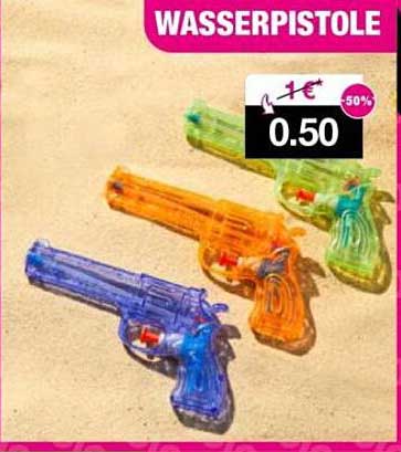Wasserspiele für den Sommer - Wasserpistolen zum Sparpreis!