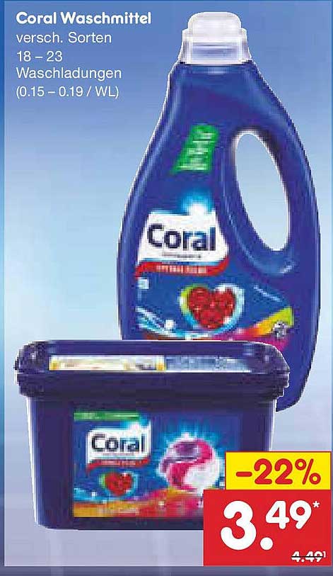 Coral Waschmittel