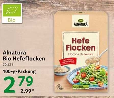 Alnatura Bio Hefe Flocken 100-g-Packung