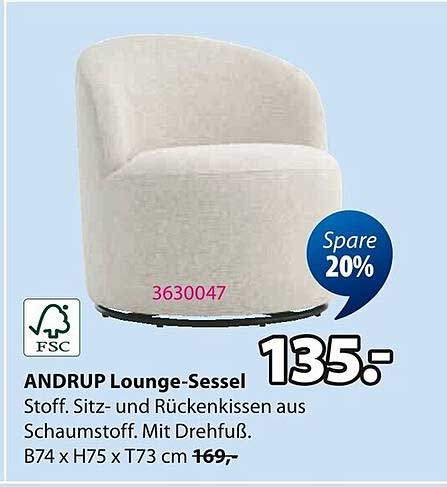 ANDRUP Lounge-Sessel