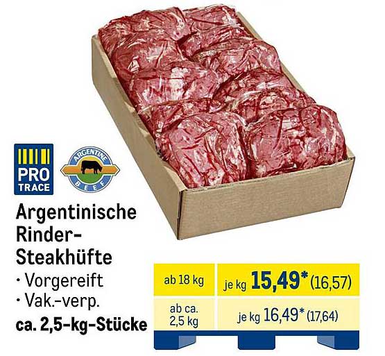 Argentinische Rinder-Steakhüfte