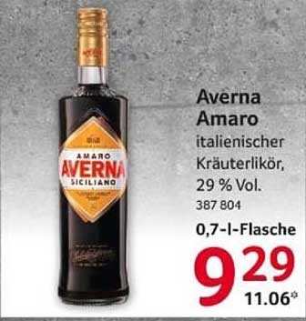 Averna Amaro – italienischer Kräuterlikör