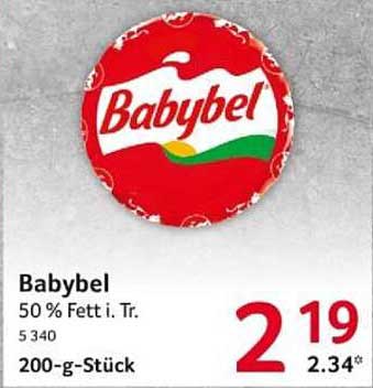 Babybel Käse 50 % Fett i. Tr. - 200-g-Stück
