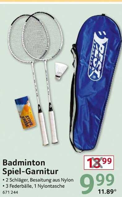 Badminton Spiel-Garnitur