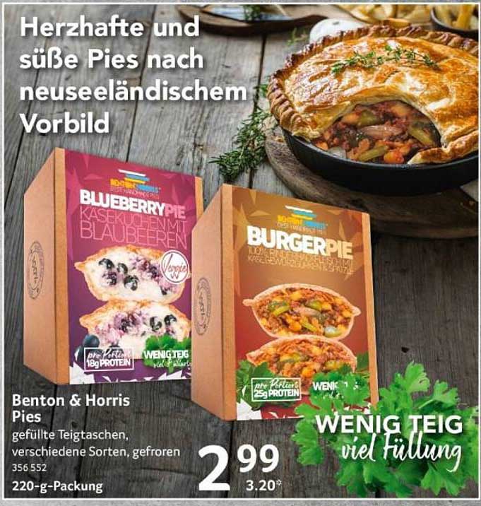 Benton & Horris Pies - Herzhafte und süße Teigtaschen