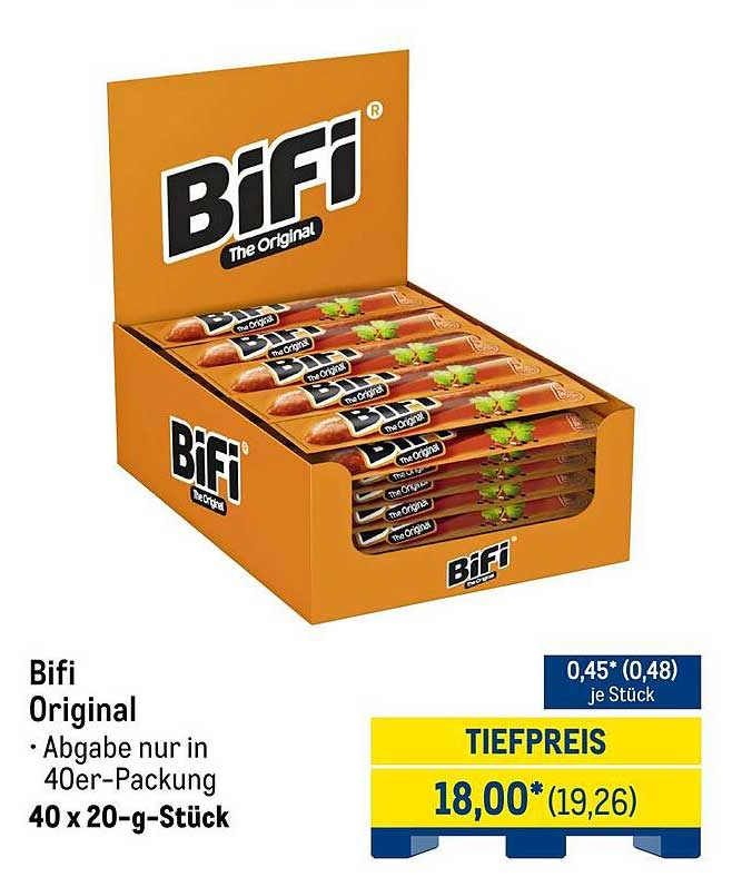 Bifi Original – 40er-Packung