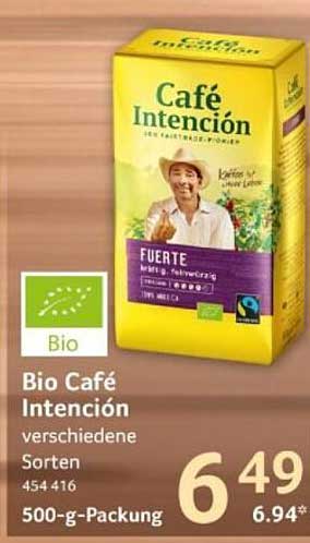 Bio Café Intención 500-g-Packung