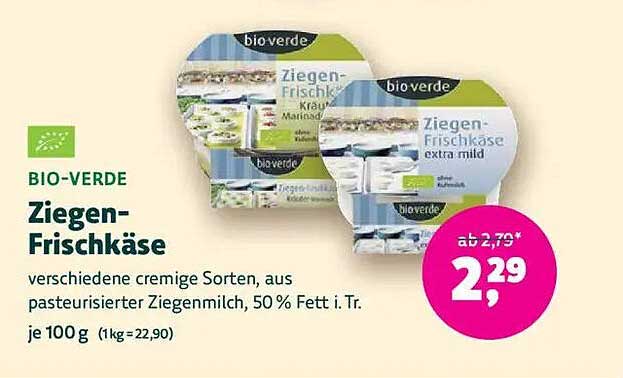 BIO-VERDE Ziegen-Frischkäse