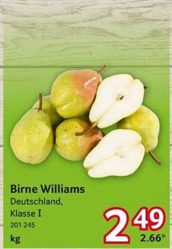 Birne Williams Deutschland, Klasse I