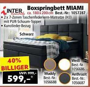 Boxspringbett MIAMI
