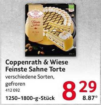 Coppenrath & Wiese Feinstes Sahne Torte – verschiedene Sorten, gefroren