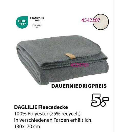 DAGLILJE Fleecedecke